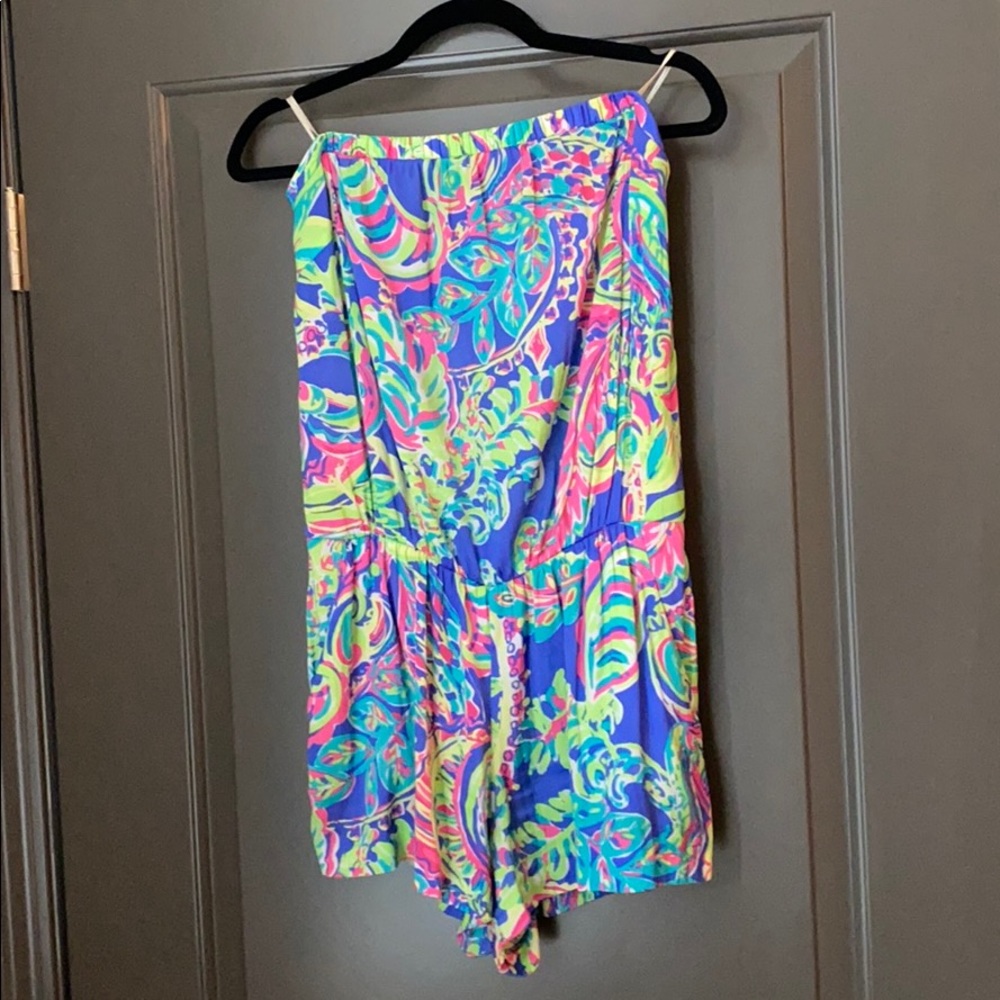 Lilly Pulitzer Strapless Romper